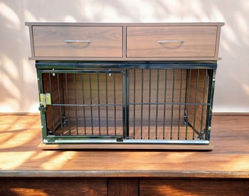 Zakázková klec – kov a dřevo